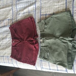 2 pairs of shorts